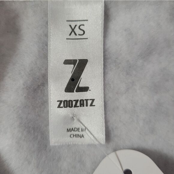 ZooZatz BGSU Ohio Women's Gray Quarter-Zip Pullover Sweatshirt - Picture 5 of 14